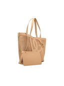 Borsa in pelle scamosciata beige 'Shopping Dg Belt' di Dolce & Gabbana