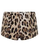 Dolce & Gabbana Leo Print Stretch Polyamide Beach Culottes