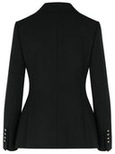 Dolce & Gabbana Veste en laine noire à simple boutonnage