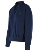 Polo Ralph Lauren Navy Cotton Blend Sweatshirt