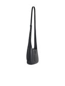 Tory Burch Medium 'Miller Swing' Black Lear Crossbody Bag