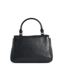 Tory Burch 'Charlie Matelassé' Black Lear Mini Bag