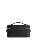 Tory Burch 'Charlie Matelassé' Mini Beige Lear Beauty Case