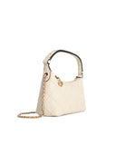 Tory Burch 'Fleming' Mini Clutch Bag In Light Cream Nappa Lear