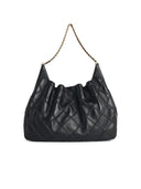 Tory Burch 'Shopping Fleming Grande' Black Nappa Lear Bag