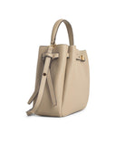 Tory Burch 'Romy' Small Bucket Bag In 'Soft Cement' Lear