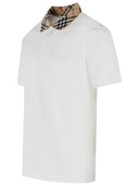 Polo Burberry in cotone bianco "Evan".