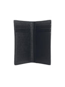 Dolce & Gabbana 'Fold' Black Dauphine Lear Card Holder