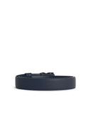 Dolce & Gabbana 'Dg' Logo Belt In Blue Lear