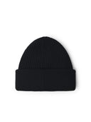 Dolce & Gabbana 'Dg' Logo Beanie In Black Virgin Wool