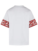 Dolce & Gabbana 'Maiolica' Print Cotton And Silk T Shirt