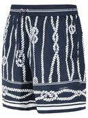 Dolce & Gabbana 'Corde' Navy Polyester Swimsuit