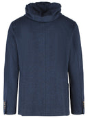 Eleventy Blue Polyester Blend Blazer