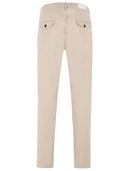 Eleventy Beige Stretch Cotton Pants