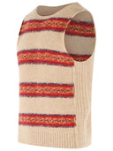 Dries Van Noten 'Manado' Beige Alpaca Blend Vest