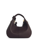 Ganni Brown Eco Lear Mini Hobo Bag