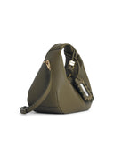 Ganni Green Eco Lear Mini Hobo Bag