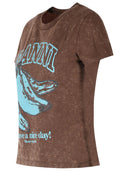 Ganni Brown Cotton T Shirt