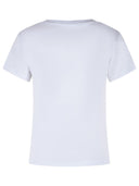 Ganni White Cotton T Shirt