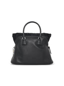 Maison Margiela '5 Ac Soft' medium tas in donkergrijs leer
