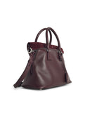 Borsa media Maison Margiela '5Ac Soft' in pelle bordeaux