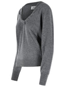Maison Margiela 'Twist' Grey Virgin Wool Sweater