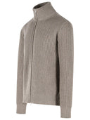 Mm6 Maison Margiela Beige Wool Blend Cardigan
