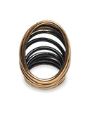 Anello Panconesi 'Orbit Multi Ring' in Rame Oro