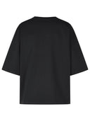 Róhe Black Cotton T Shirt