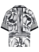 Versace 'Informal' Black Silk Shirt