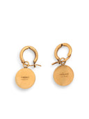 Versace 'Medusa' Brass Earrings