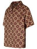 Chemise en soie marron Amiri 'Ma Quad'