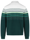 Casablanca Green Cotton Blend Sporty Jacket With Zip