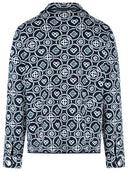 Marineblaues Baumwollhemd „Cc Monogram“ von Casablanca