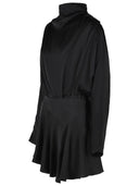 Mini abito in viscosa nera 'Neline' di Isabel Marant