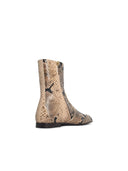 Khaite 'Colt' Snake Lear Ankle Boots