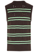 Marni Brown Cashmere Vest
