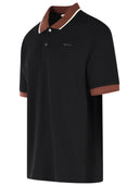 Marni Black Cotton Polo Shirt