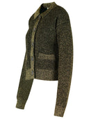 Marni-Cardigan aus schwarzer Wolle