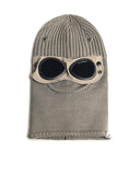 C.P. Company Balacava 'Goggle' In Beige Wool
