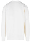 C.P. Company White Wool Blend Sweater