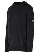 C.P. Company Black Wool Blend Sweater
