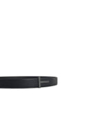 Tom Ford 'T Icon' Black Lear Belt