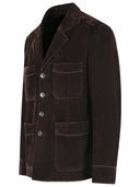 Tom Ford Blazer aus brauner Baumwollmischung
