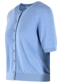 Lisa Yang 'Marene' Light Blue Cashmere Cardigan