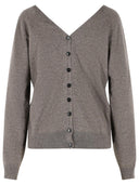 Lisa Yang 'Jiani' Cardigan In Beige Truffle Cashmere