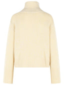 Lisa Yang 'Femi' Yellow Cashmere Turtleneck Sweater