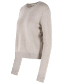 Lisa Yang 'Mable' Beige Cashmere Sweater