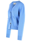 Lisa Yang 'Danni' Light Blue Cashmere Cardigan
