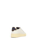 Weiße und braune Lear-Sneaker „Medalist Low“ von Autry